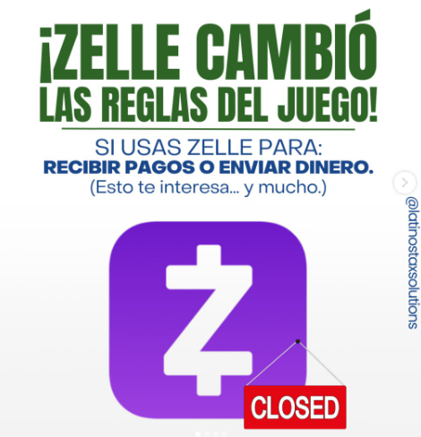 Recibir o enviar dinero por Zelle