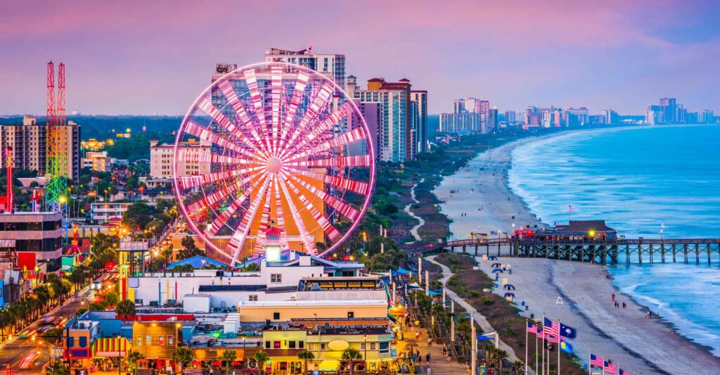 Myrtle Beach, Carolina del Sur – Sol, arena y parques acuáticos
