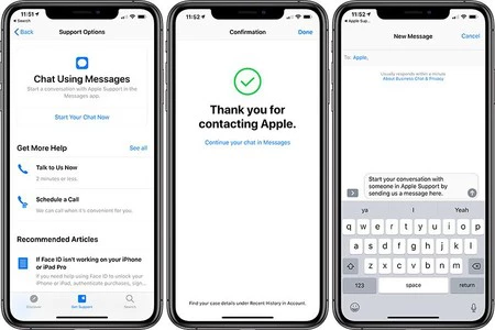 Cómo usar el chat en línea desde Apple Support