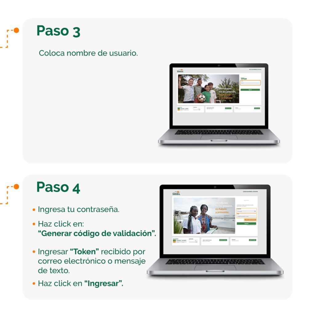 Funciones de la App Banrural Móvil