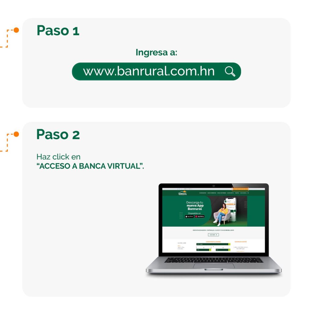Pasos para ingresar a Banrural