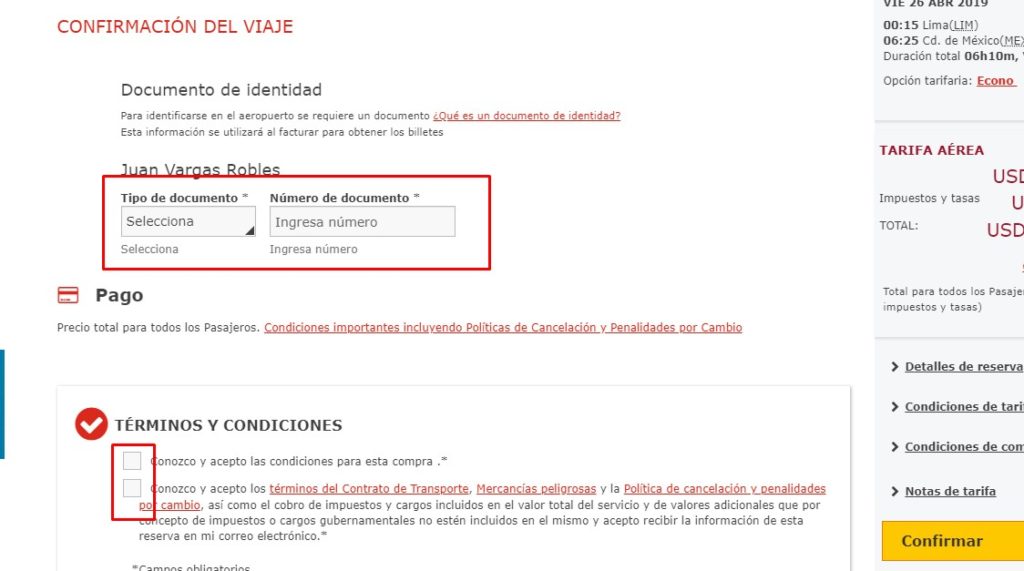 Ingresa tu número de identidad nacional, marca en check las condiciones y dale confirmar.
