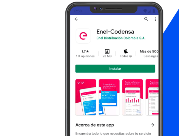 App Enel X Colombia Google Play Codensa