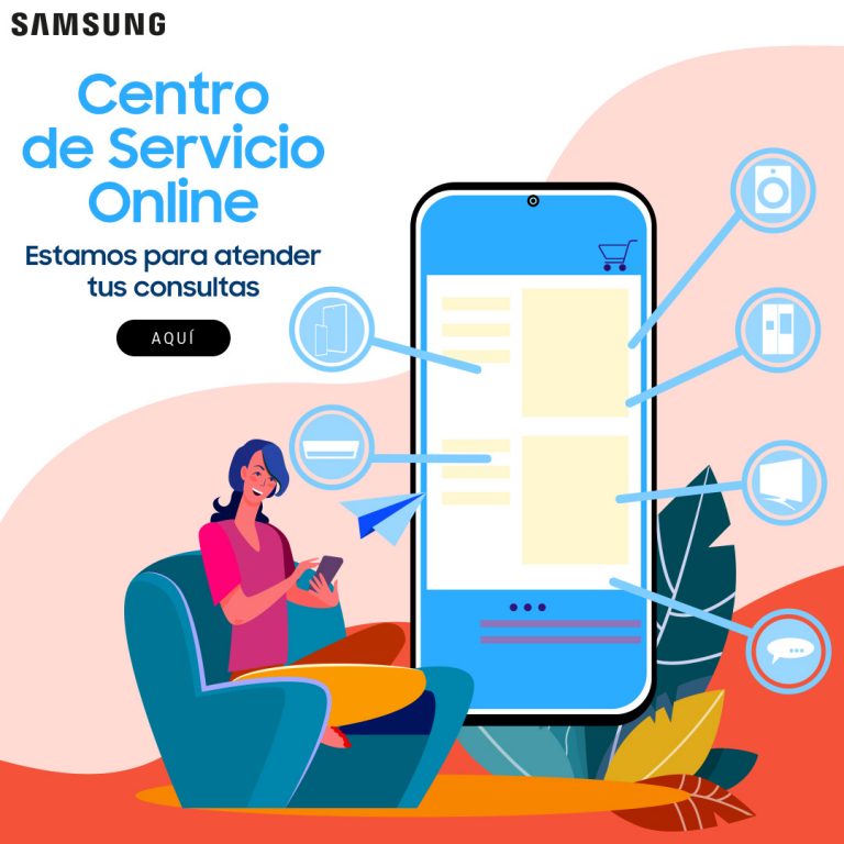 Centro de servicio online Samsung