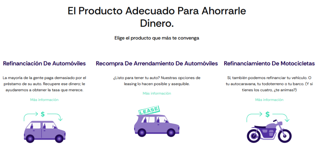 Elije el producto adecuado y ahorra dinero en Auto Approve.