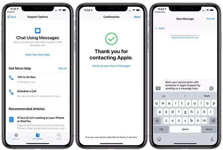 Otros canales de Apple Support