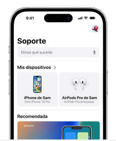 Cómo abrir un chat con Apple