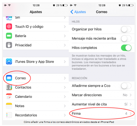 Cómo usar el correo y formularios oficiales