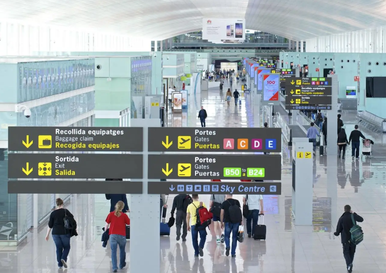 Aeropuerto Josep Tarradellas Barcelona el Prat terminal 1