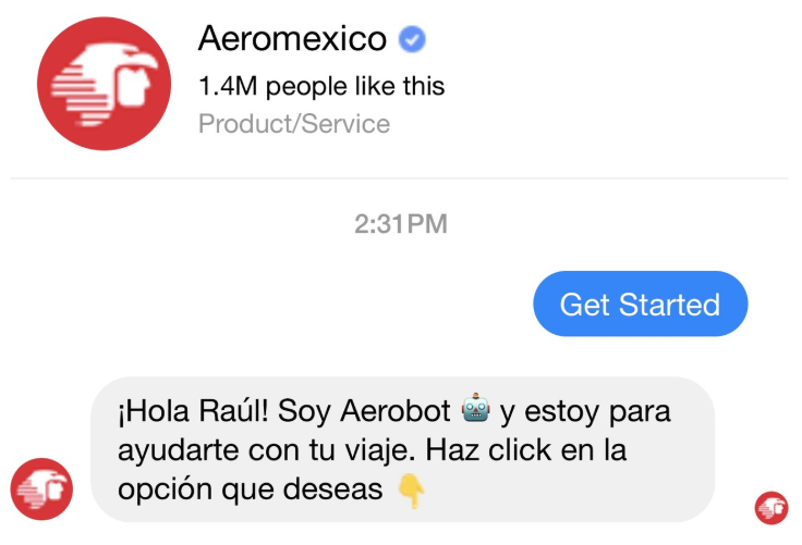 Twitter soporte Aeroméxico