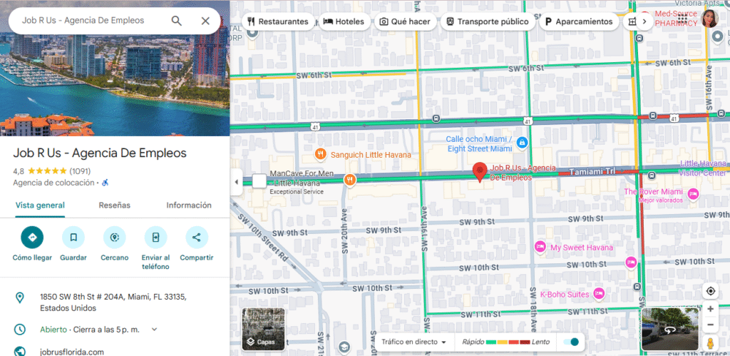 Oficinas de desempleo en Florida y atención en español