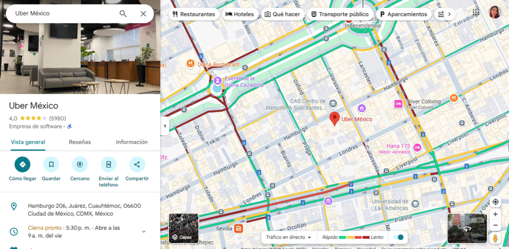 Oficina Uber CDMX