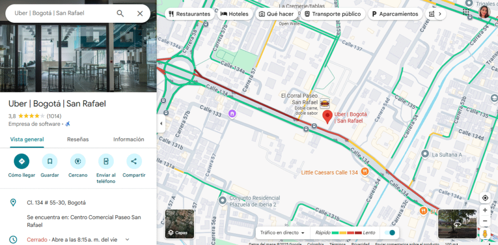 Uber | Bogotá | San Rafael