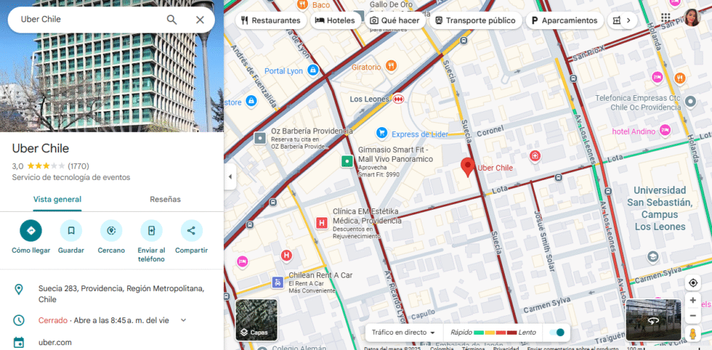 Oficina Uber Chile