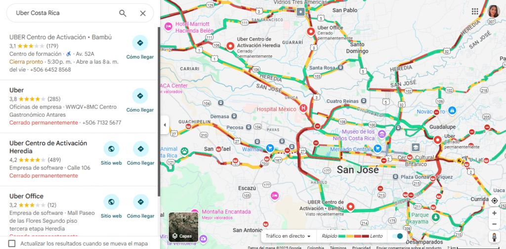 Oficina Uber Costa Rica
