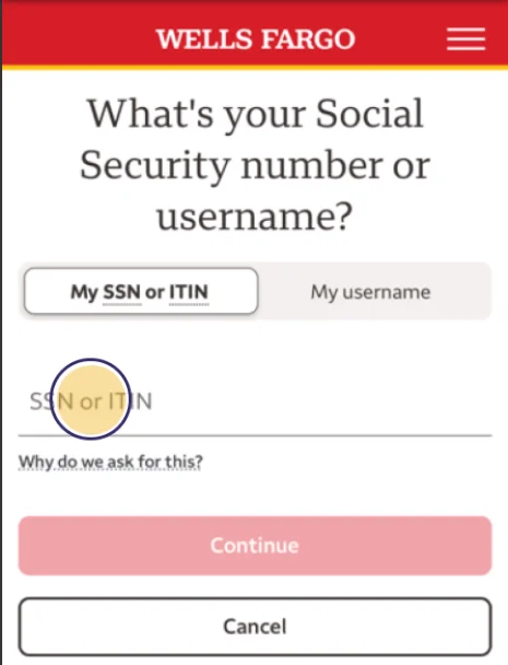 Ingresa tu número de Seguro Social (SSN) o Número de Identificación Personal del Contribuyente (ITIN).