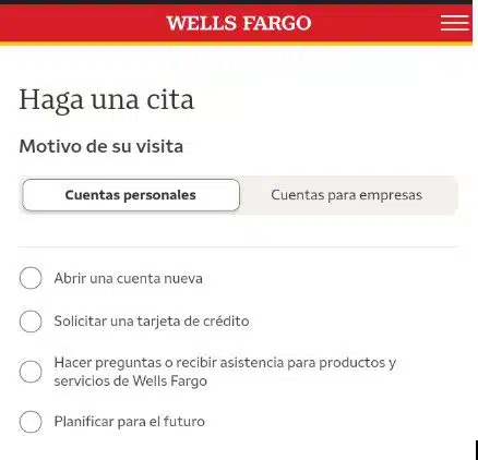 Debes indicar el motivo de tu visita