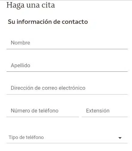 Deberás diligenciar un formulario, con datos básicos.