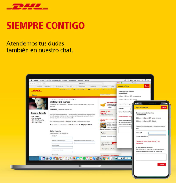 Soporte en Línea de DHL