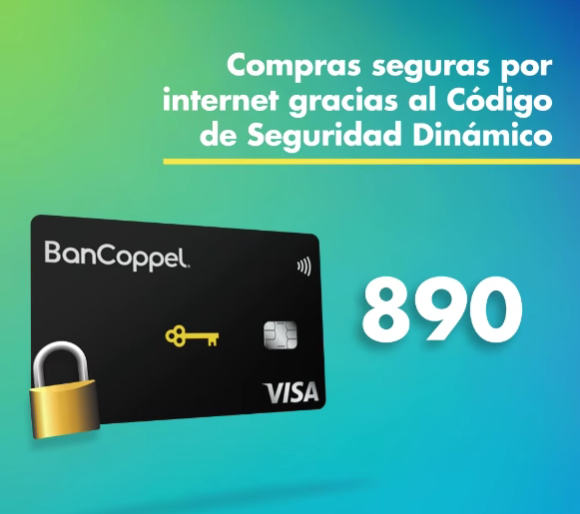 Compras seguras por internet gracias al código de seguridad dinámico de BanCoppel