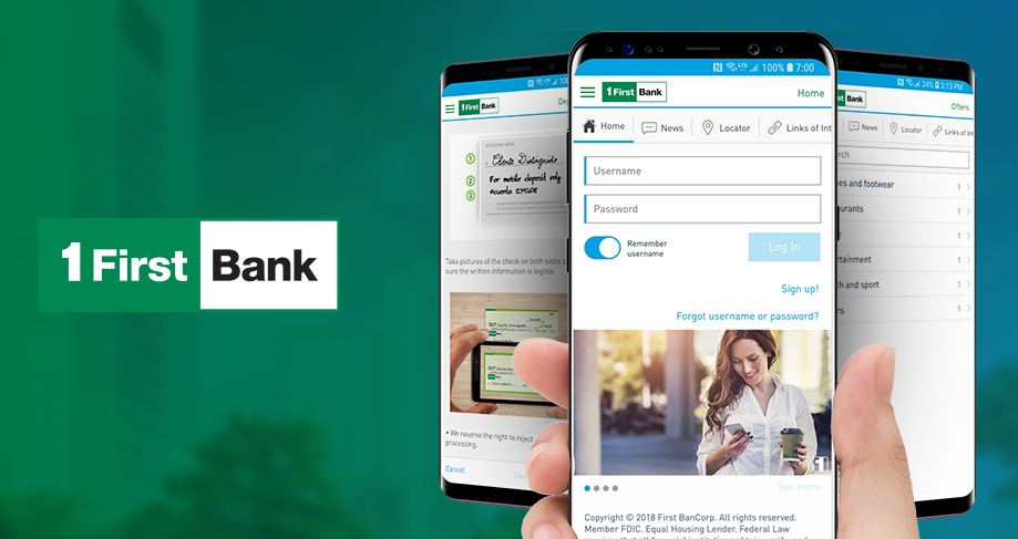 Banca Digital y Aplicación Móvil de First Bank PR