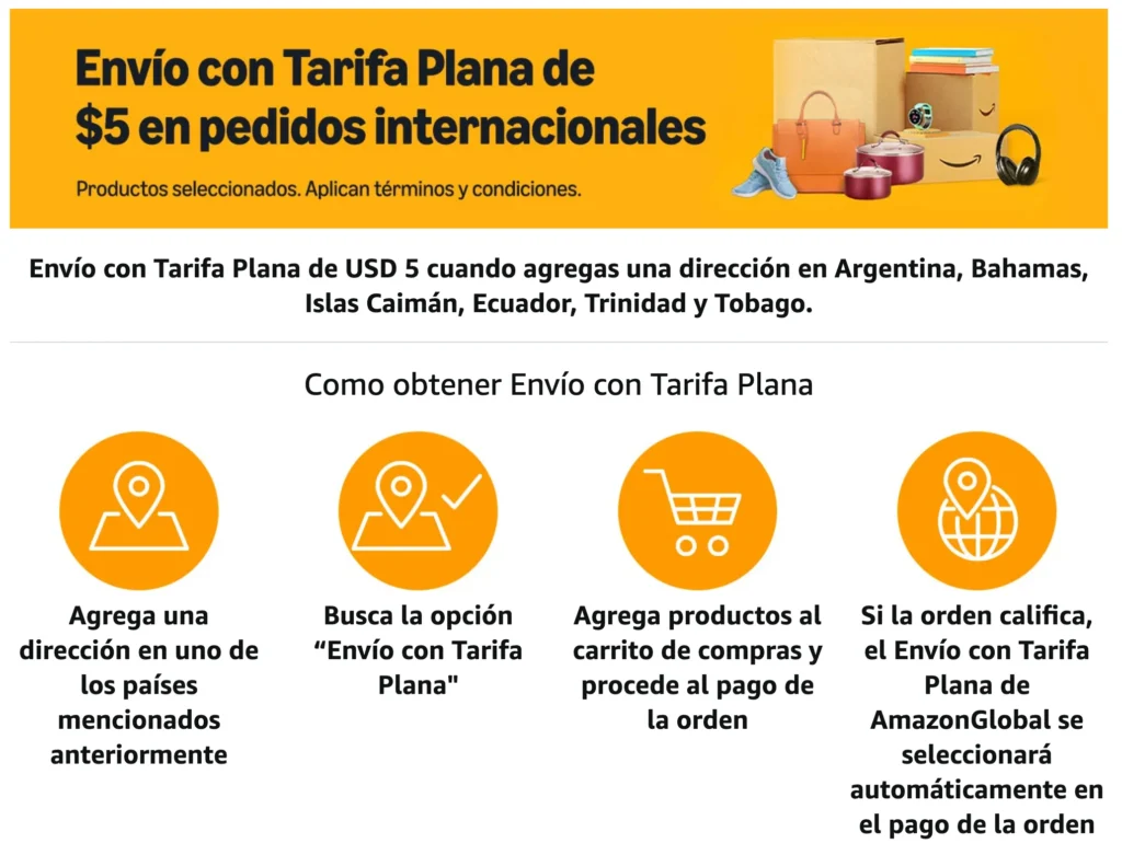 Tarifas, costos e impuestos de Amazon Argentina