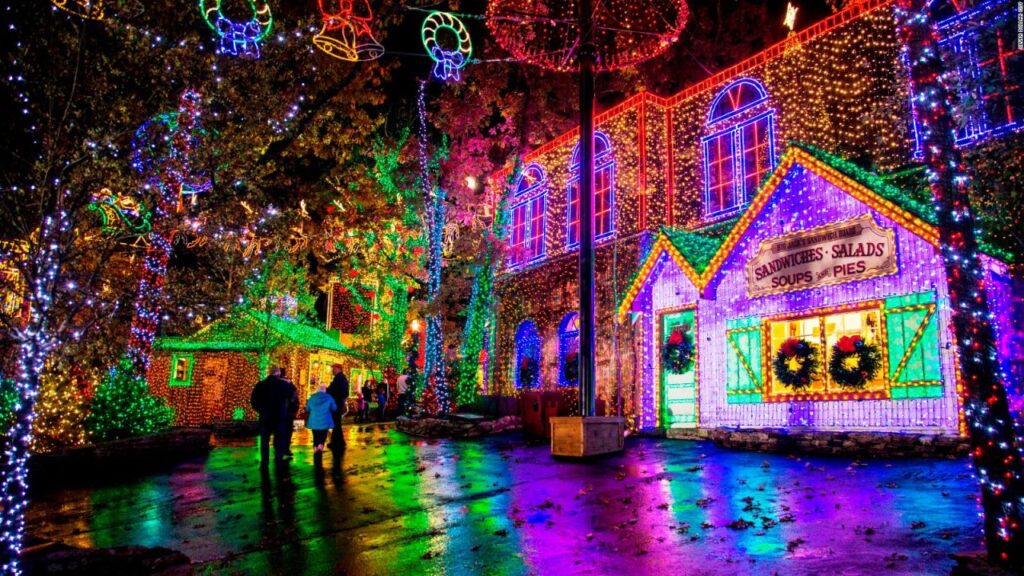 luces navideñas USA, mercados de navidad Estados Unidos