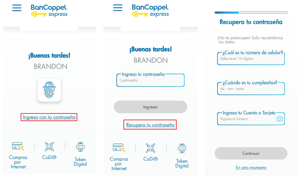 recuperar cuenta coppel