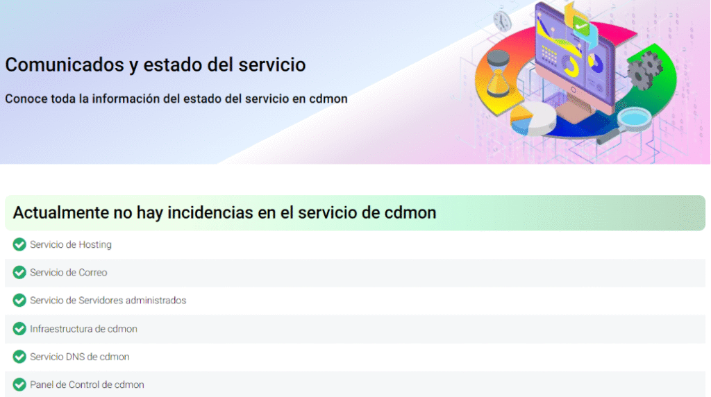 herramienta de estado cdmon