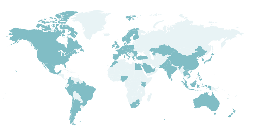 Mapa global de seguros de Allianz