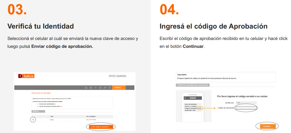 Cambiar la clave del Home Banking 