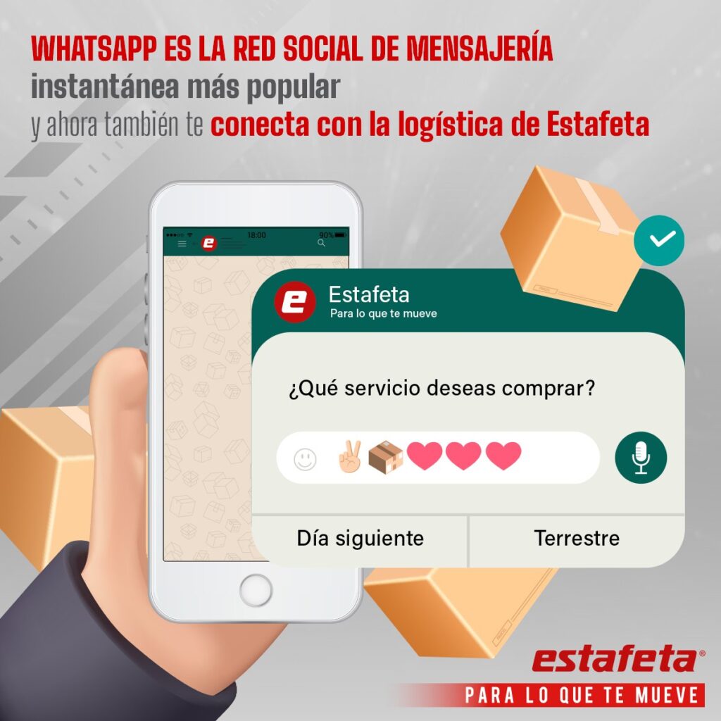 Atención a Clientes Estafeta en Línea y WhatsApp