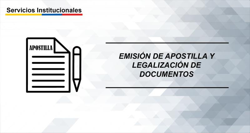 Legalizaciones y apostillas de documentos en el Consulado Ecuatoriano en Newark