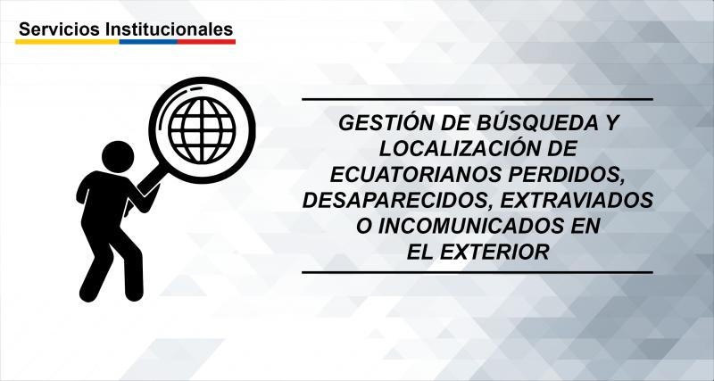 Apoyo en búsqueda de personas desaparecidas en el Consulado Ecuatoriano en Newark