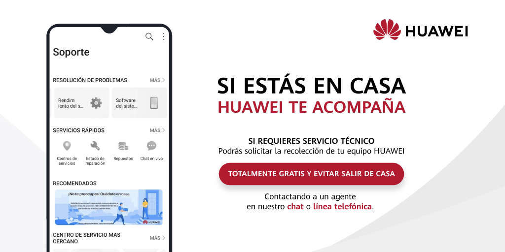 Huawei soporte chat online