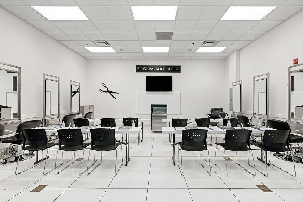 barber school USA classroom