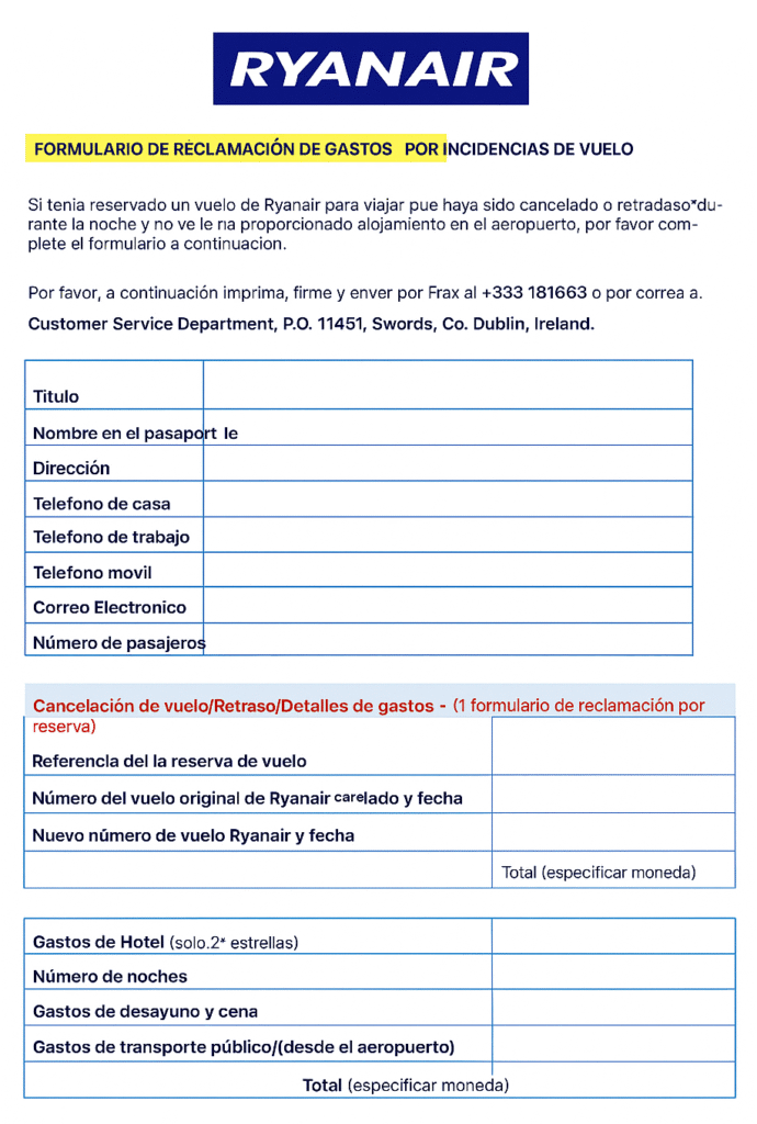 Indemnización por retraso de vuelo (>3 horas)
