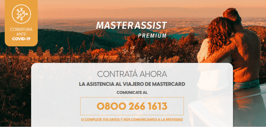 Mastercard asistencia en viaje cobertura