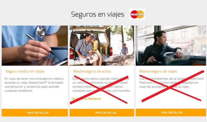 Seguros Mastercard explicación
