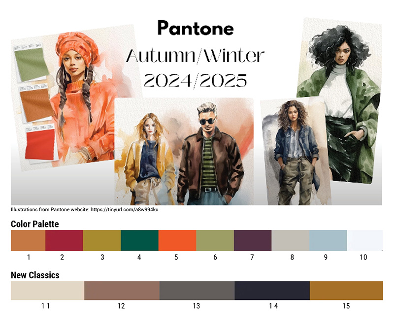 fall fashion trends 2025 Pantone colors