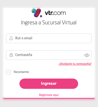 Ingresa a tu Sucursal Virtual utilizando tu RUT o email más la clave con la que te registraste.