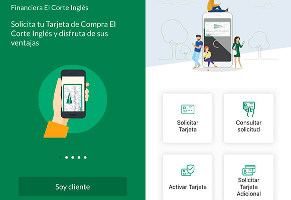 Acceso Online: App y Área de Clientes de Financiera El Corte Inglés