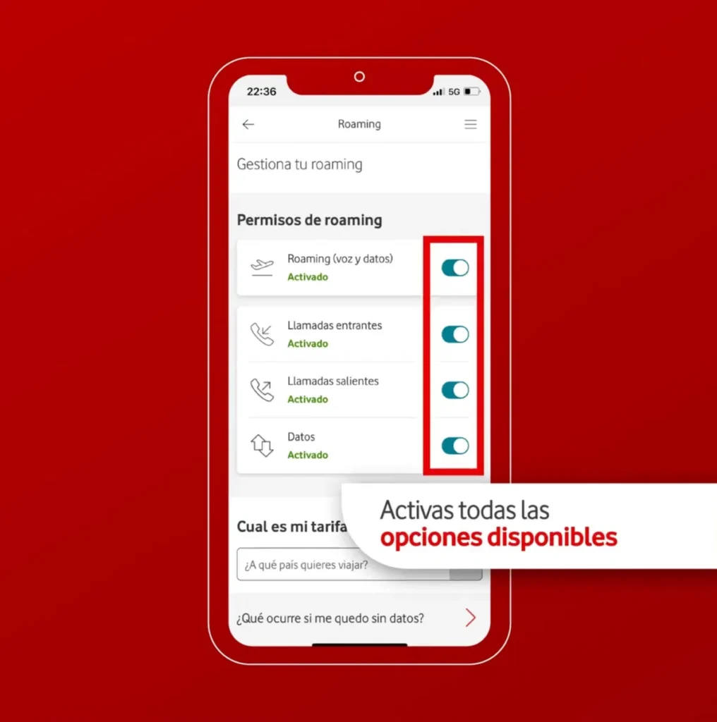 ¿Cómo funciona el servicio de roaming y atención al cliente en el extranjero?