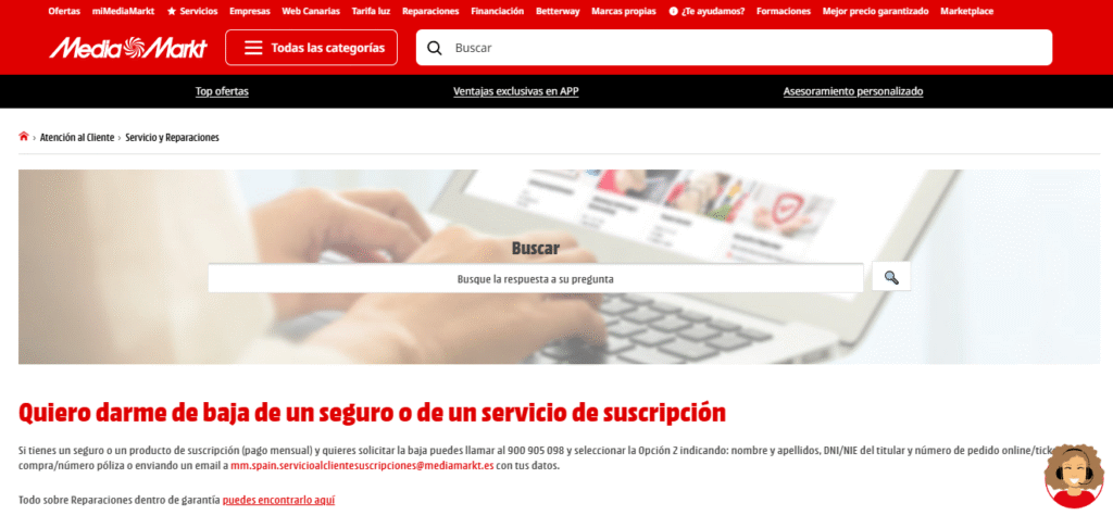 Cómo cancelar seguro MediaMarkt