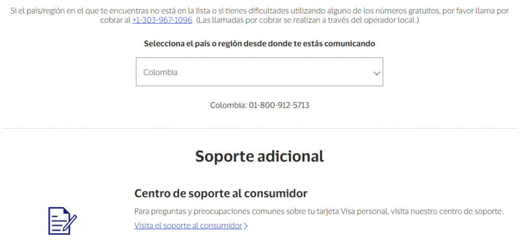 Visa customer service phone numbers by country site:visa.com