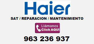 SAT oficial y asistencia a domicilio Haier