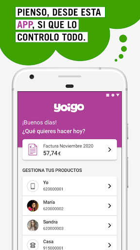 App “Mi Yoigo” y área de clientes