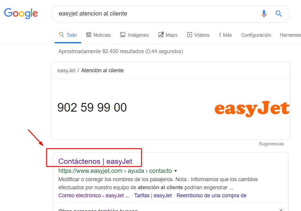Números de Teléfono EasyJet Gratuitos por País