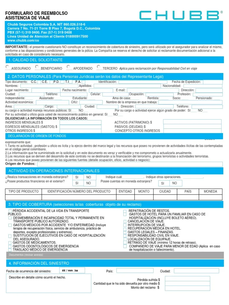 Canales de Atención al Cliente de Chubb Seguros