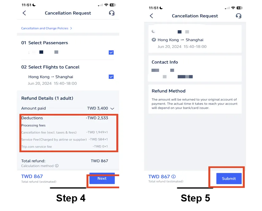 Trip.com cambio de vuelo: pasos y teléfono de soporte